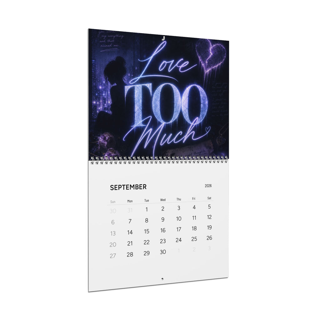 2026 'GHOST MODE' Wall Calendar - Gothic Moon & Ghosts Monthly Planner