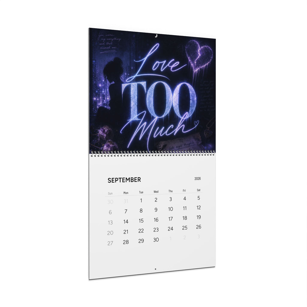 2026 'GHOST MODE' Wall Calendar - Gothic Moon & Ghosts Monthly Planner
